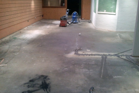 waterproofing floor coat before